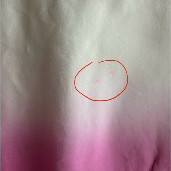 Calvin Klein silk ombre blouse white pink size US 6 - Picture 14 of 15